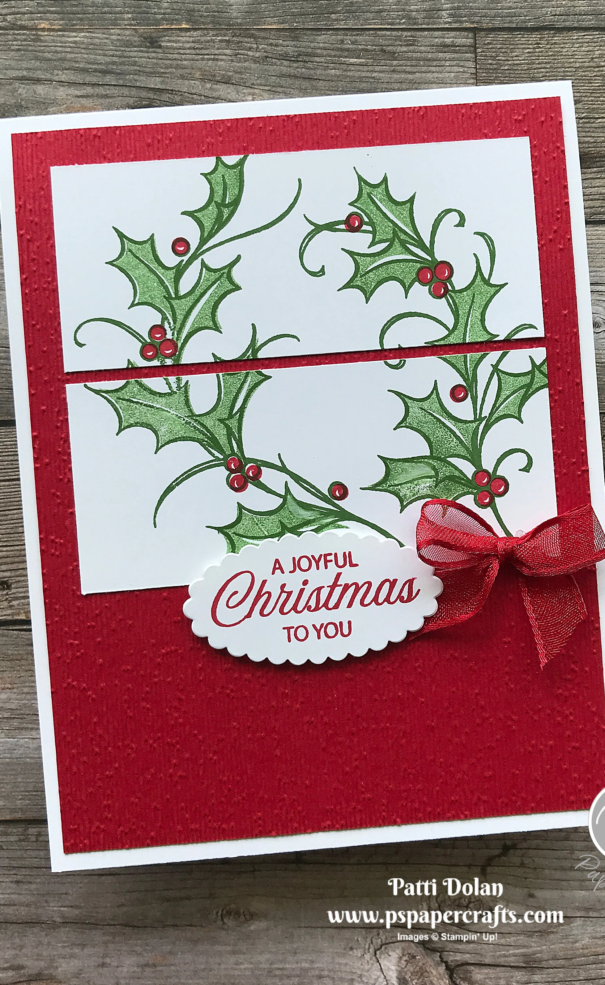 Sketch Saturday - Joyful Holly — P.S. Paper Crafts